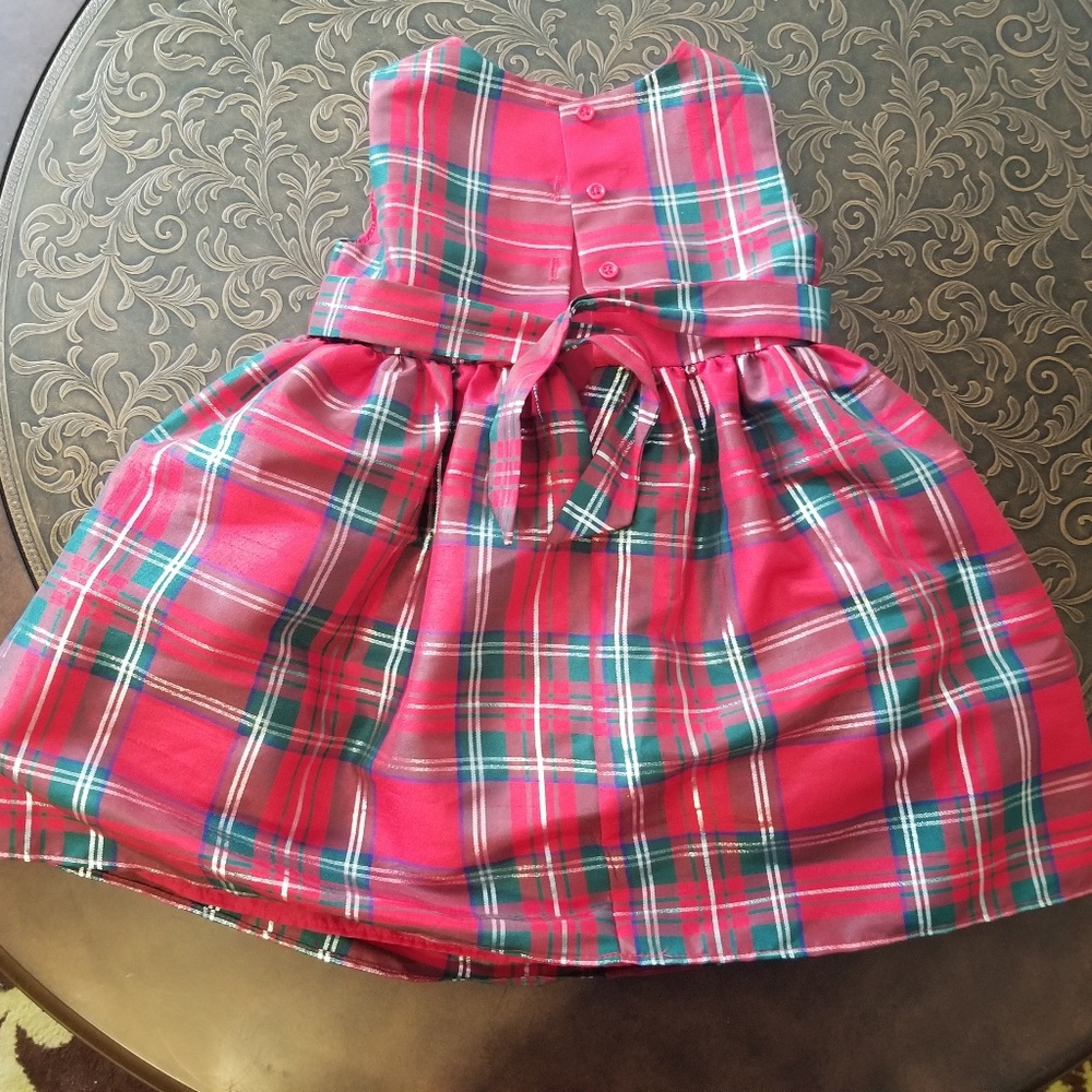 GEORGE plaid girls formal dress